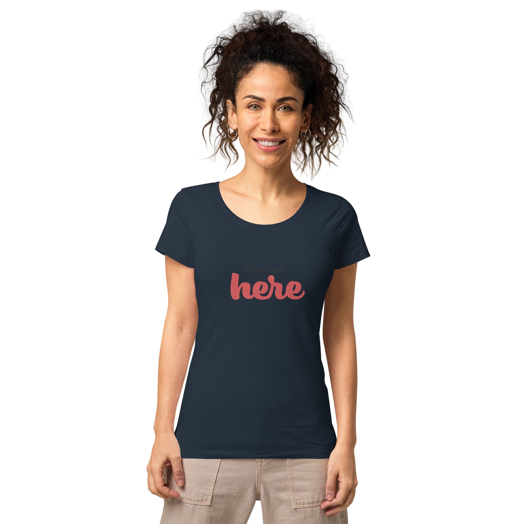 Dein Text  Bio-T-Shirt für Damen